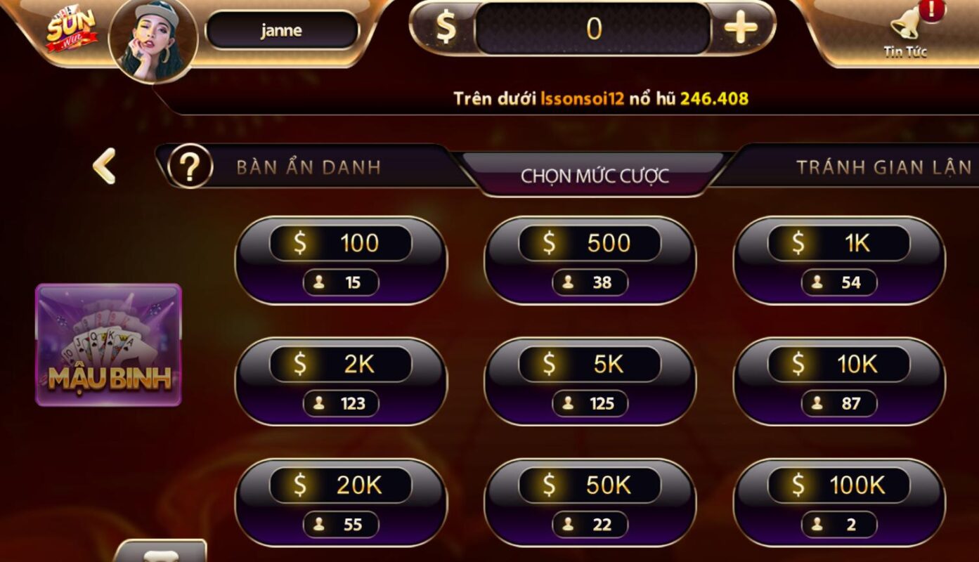 Một số thuật ngữ quan trọng khác của game bài Mậu binh sun win club